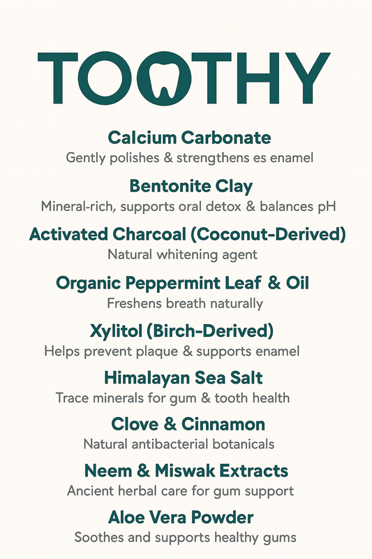 Toothy - Tooth Powder - All Natural